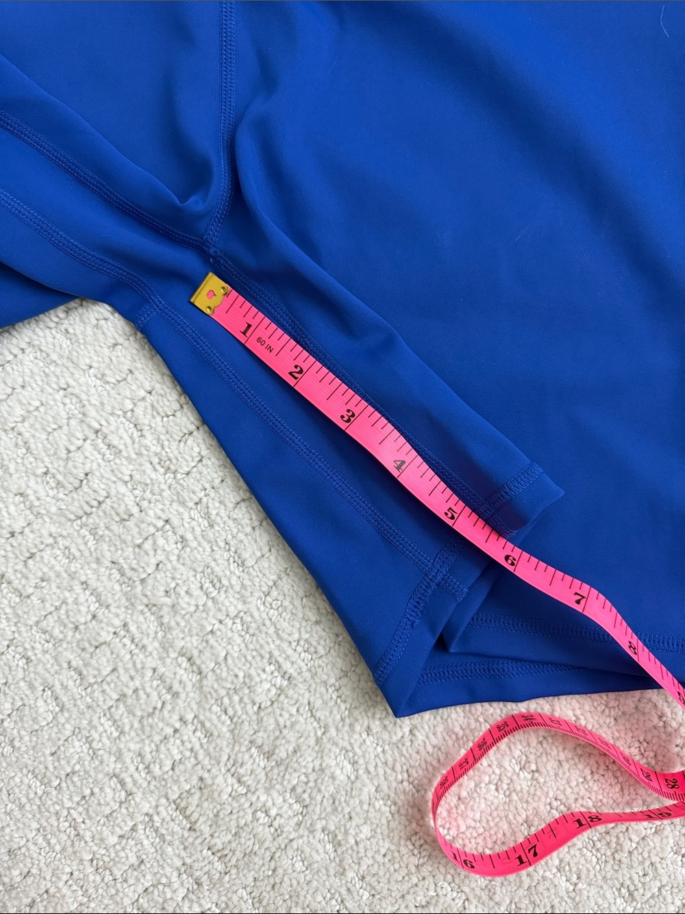 High-Rise Bike Shorts in Royal Blue - Picture 6 of 6